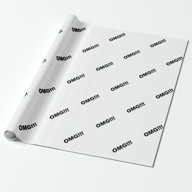 OMG!!! WRAPPING PAPER (Unrolled)