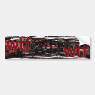 OMG! wtf Bumper Sticker