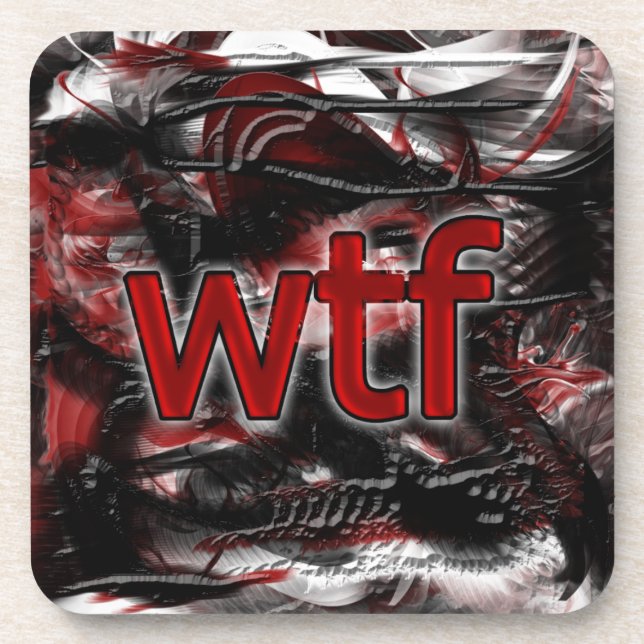 OMG! wtf Coaster (Front)