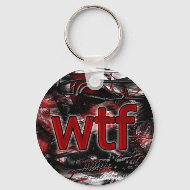 OMG! wtf Keychain (Front)