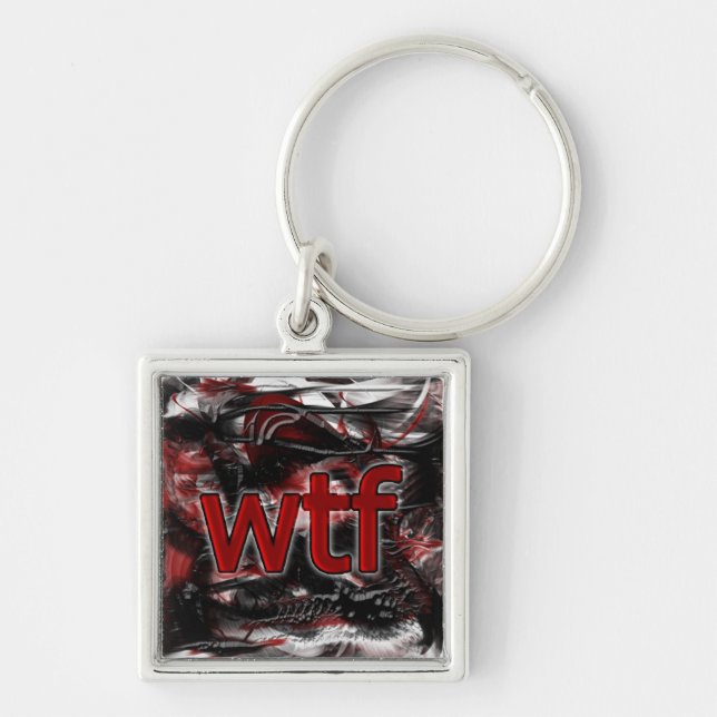 OMG! wtf Keychain (Front)