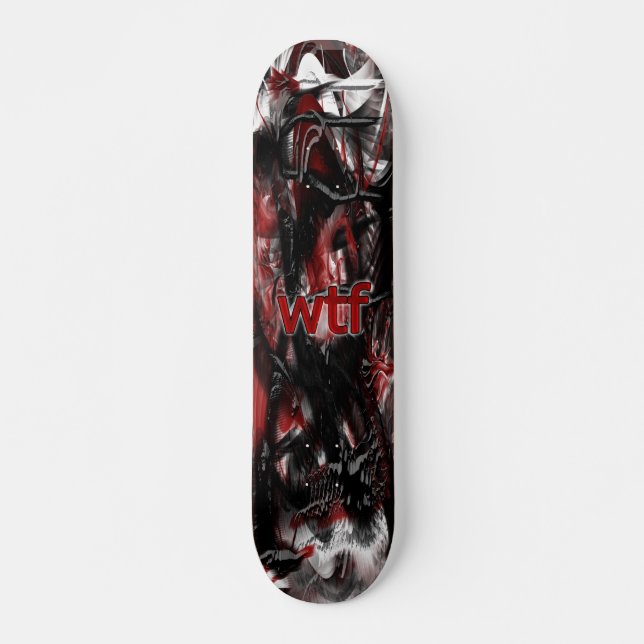 OMG! wtf Skateboard Deck (Front)