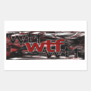 OMG! wtf Sticker