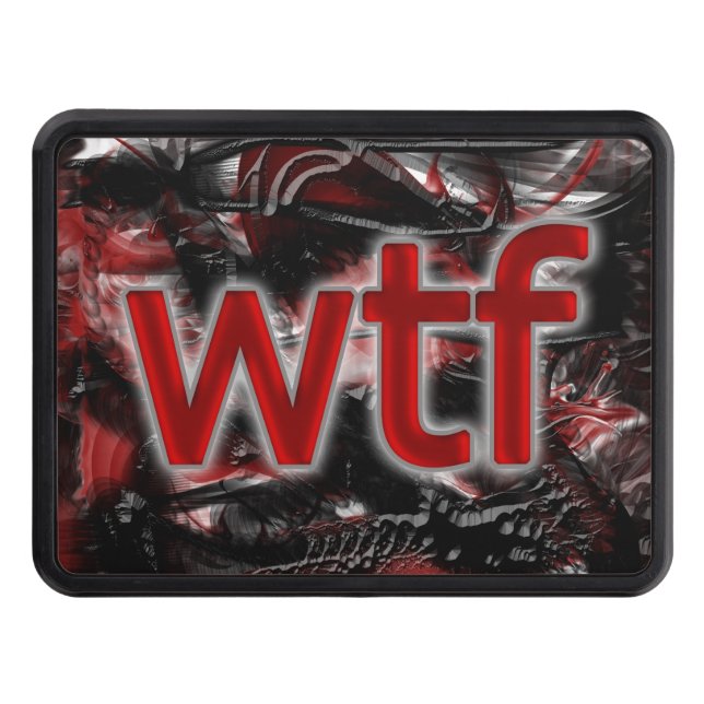 OMG! wtf Trailer Hitch Cover (Front)