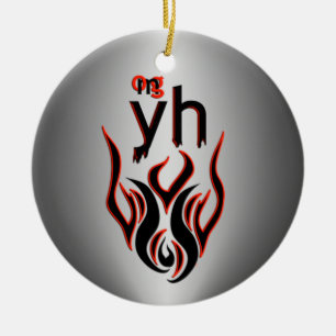 OMG! yh Ceramic Ornament