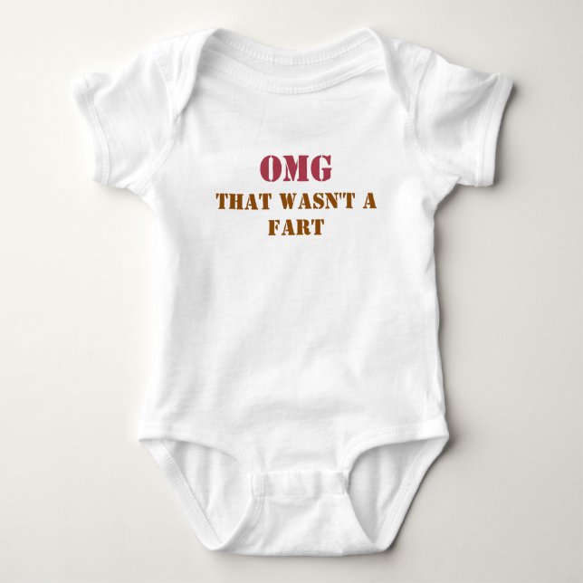 OMGcreeper Baby Bodysuit (Front)