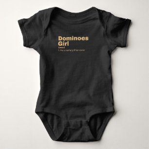 ominoes Girl - Dominoes Baby Bodysuit