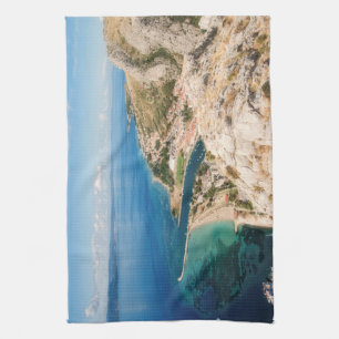 Omis, Croatia - Adriatic seaside Kitchen Towel