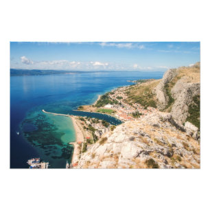 Omis, Croatia - Adriatic seaside Photo Print