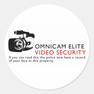 Omni-Cam Elite Classic Round Sticker