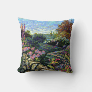 Omniseasonal Garden Throw Pillow