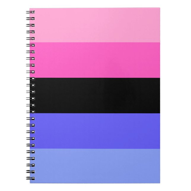 Omnisexual Pride Flag  Notebook (Front)