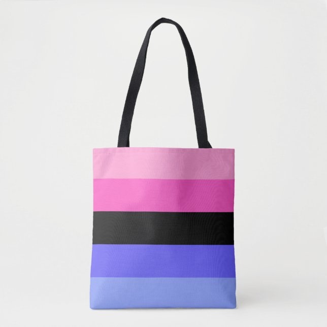 Omnisexual Pride Flag Tote Bag (Front)
