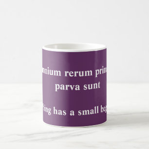 Omnium rerum principia coffee mug