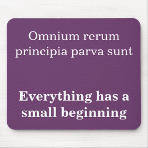 Omnium rerum principia mouse pad