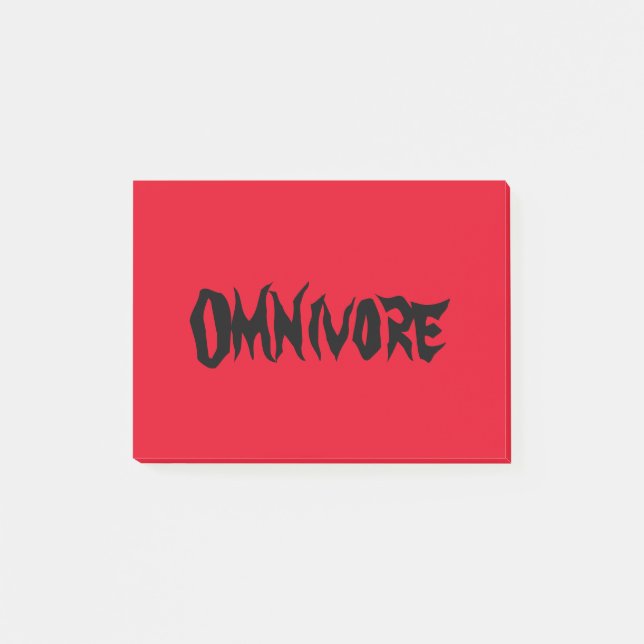 Omnivore  Post-it® Notes (Front)