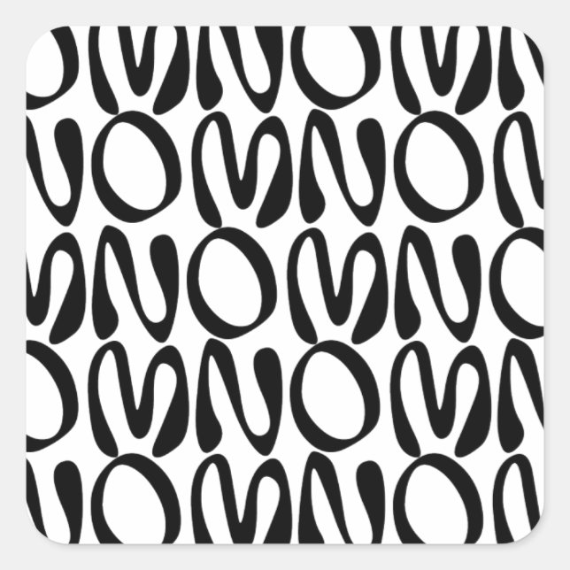 OMNOMNOM 1 SQUARE STICKER (Front)