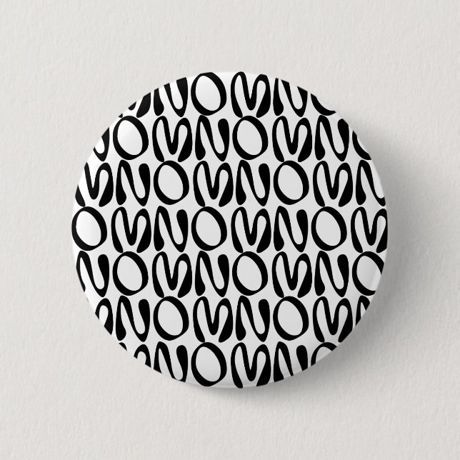 OMNOMNOMNOM 1 White 2 Inch Round Button (Front)