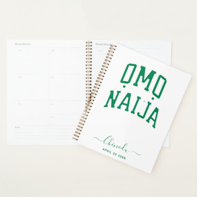 Omo-Naija — Personalized  Planner (Display)
