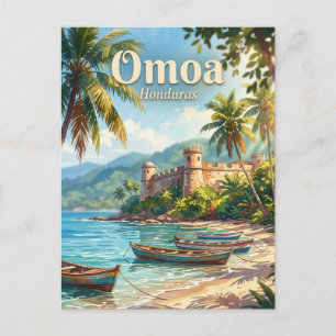 Omoa Honduras Postcard