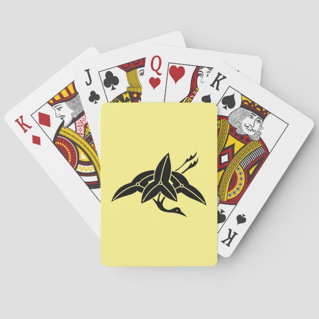 Omodaka Crane Coaster Playing Cards (Back)