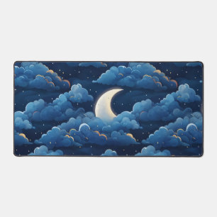 Omorfi Morphi - Mat de bureau - Nuit étoilée et Lu