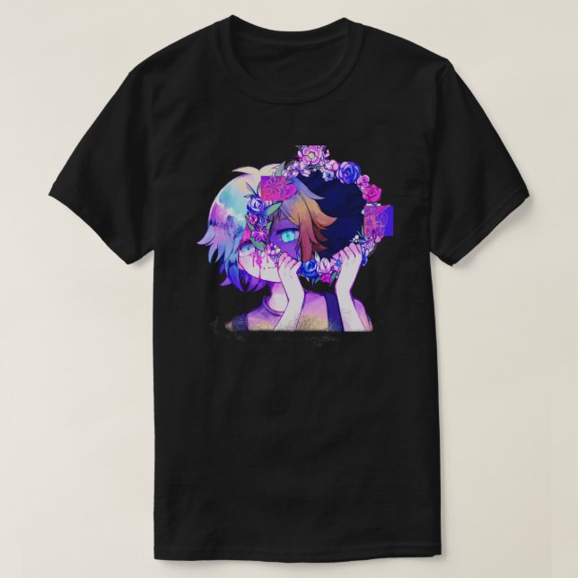 Omori Game Tshirt - Omori Aubrey Sticker  Sticker. (Design Front)