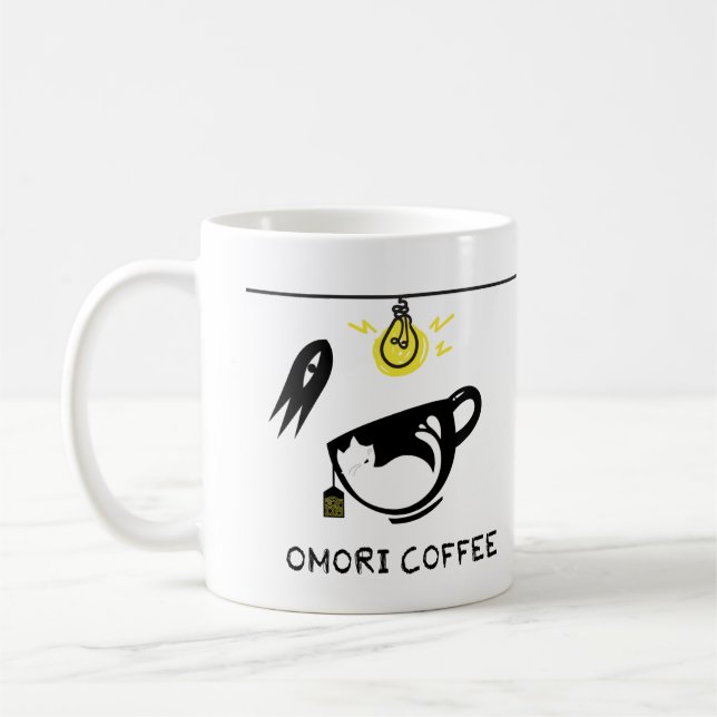 Omori Omori Basil sunny headspace mari gamer mug  (Left)