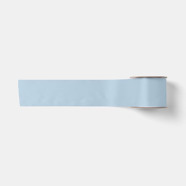 Omphalodes Blue Coloured Wedding Invitation Satin  Ribbon (Front)