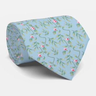 Omphalodes Blue Wedding Keepsake  Neck Tie