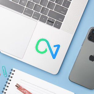ON1 Blue Green Logo sticker