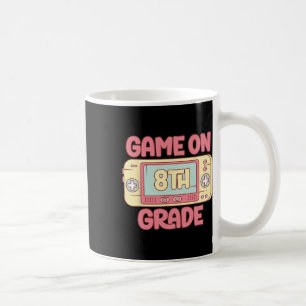 On 8th Grade Cool Video Game Back To School Kids B Coffee Mug