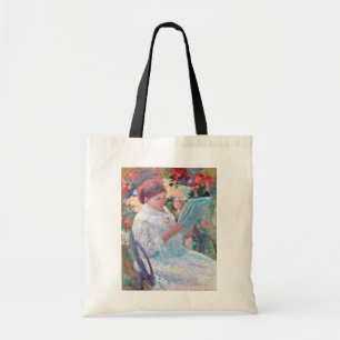 On a Balcony, Mary Cassatt Tote Bag
