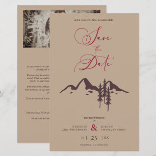 On a Budget Wedding Rustic Mountain Landscape Boho