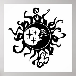 On a Dark Moon Night Poster