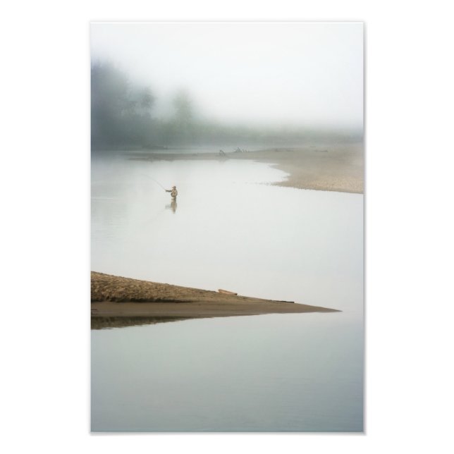 On A Foggy Morning. Photo Print (Front)