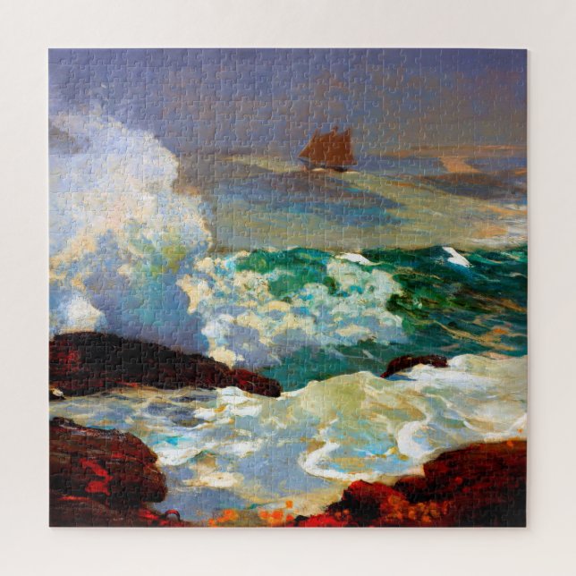 On a Lee Shore Winslow Homer 1900  Jigsaw Puzzle (Vertical)