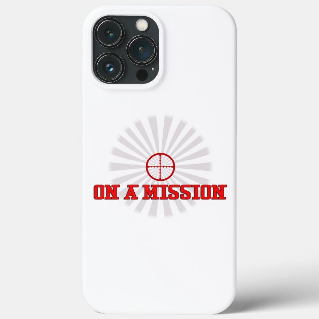 ON A MISSION Sniper Scope Artwork Cool Case-Mate iPhone Case (Back)