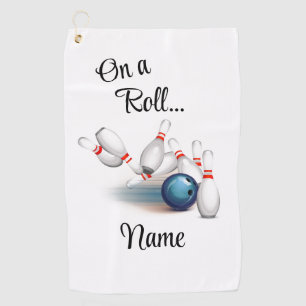 On a Roll…Personalized Bowling Towel