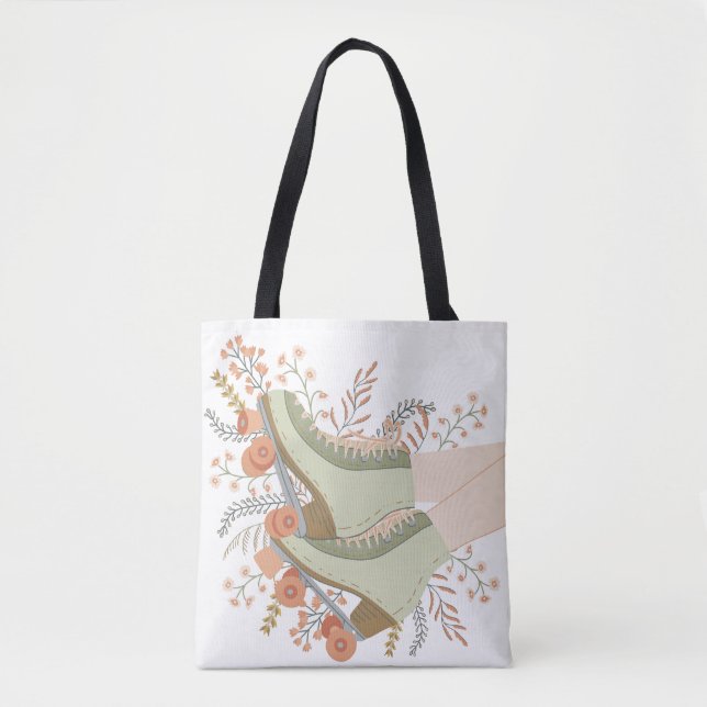 On a Roll Roller skates! Tote Bag (Front)