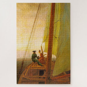 On a Sailing Ship: A Friedrich Masterpiece Jigsaw Puzzle
