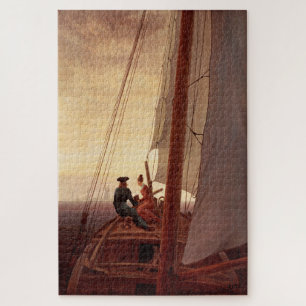On a Sailing Ship: A Friedrich Masterpiece Jigsaw Puzzle