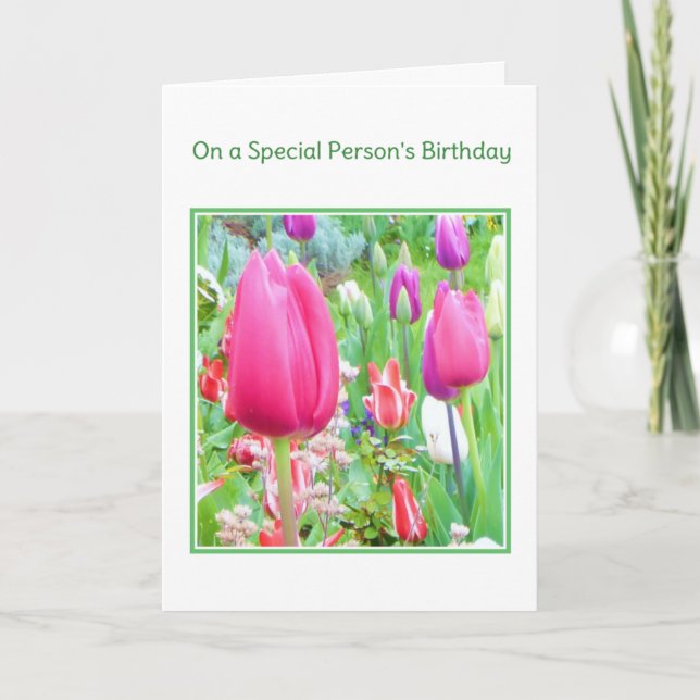 On a Special Person's Birthday...religious Card (Front)
