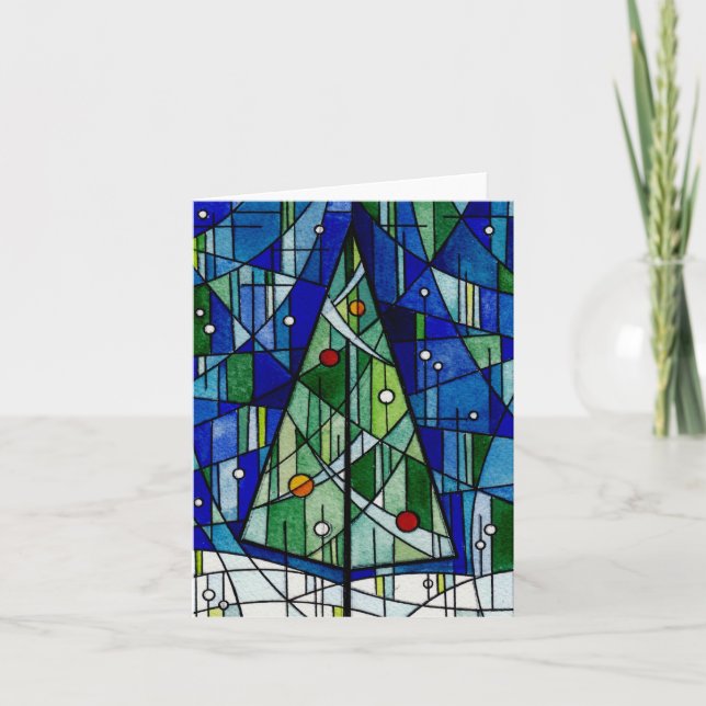 "On a Winters Night" Holiday Card, Ascalon Studios Card (Front)