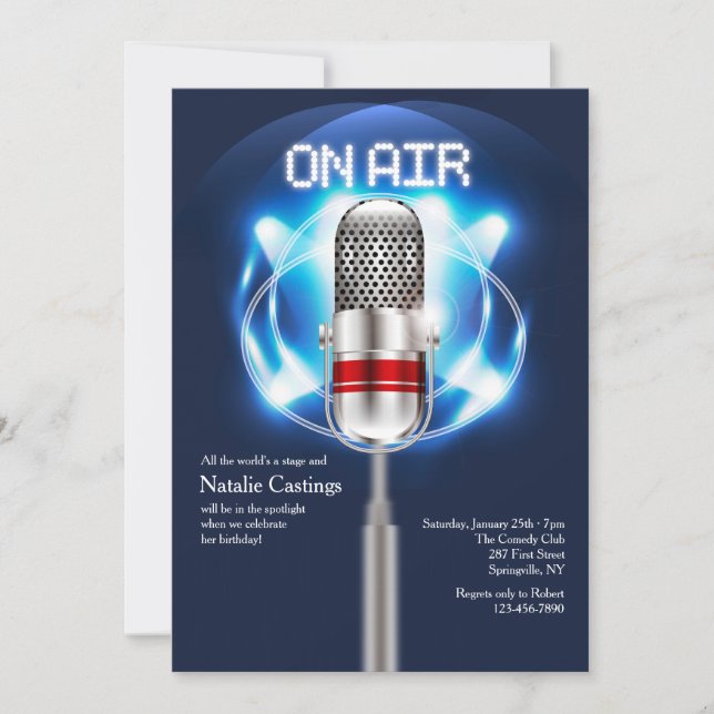 On Air Invitation (Front)