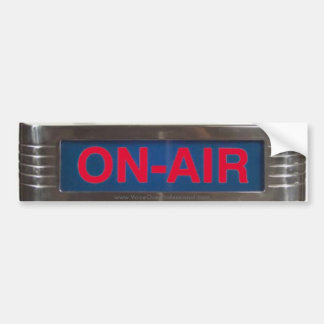 On-Air Light Bumper Sticker