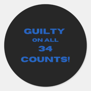 On All &#  Counts!  Classic Round Sticker