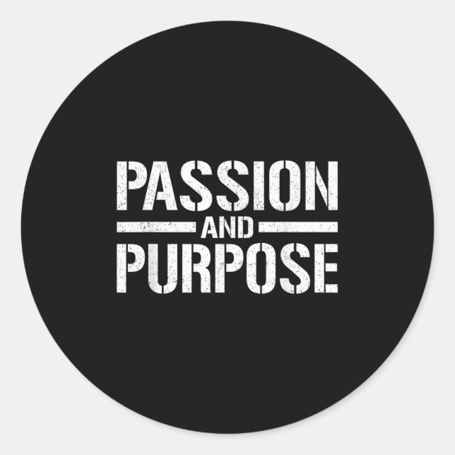 On And Purse  Classic Round Sticker (Front)