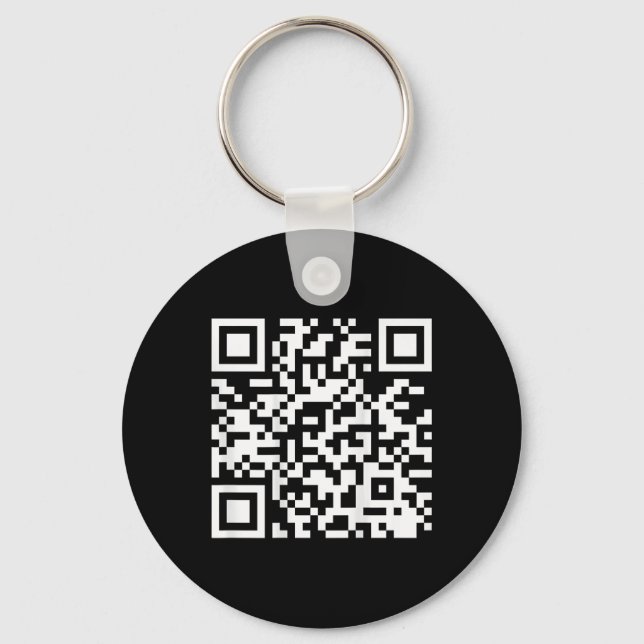 (on Back) Funny Qr Do I Look Like I Give A Fck Cod Keychain (Front)