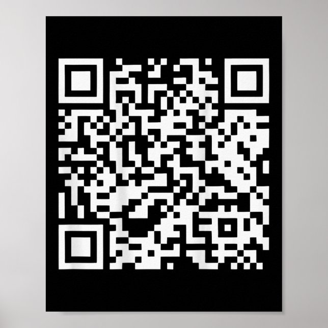(on Back) Funny Qr Dont Be A Little Btch Code Sayi Poster (Front)